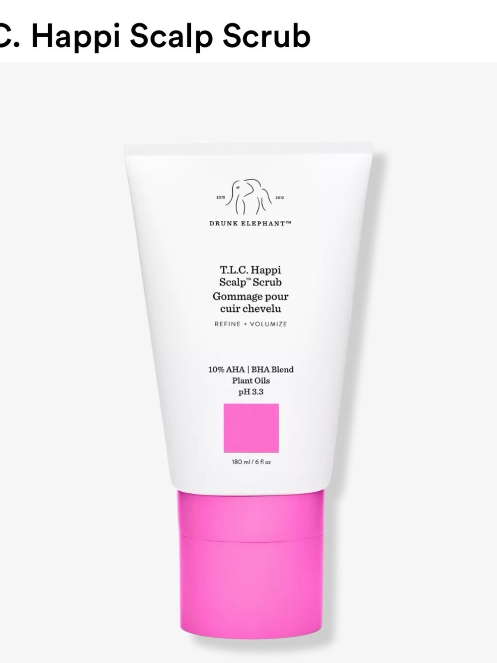 Drunk Elephant T.L.C. Happi Scalp Scrub